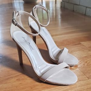 Tan strap high heels - Anne Michelle